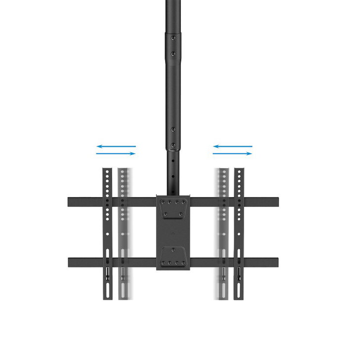 TooQ Soporte de Techo LPCE1186TSLI-B para Pantallas 43-86 pulgadas, Negro